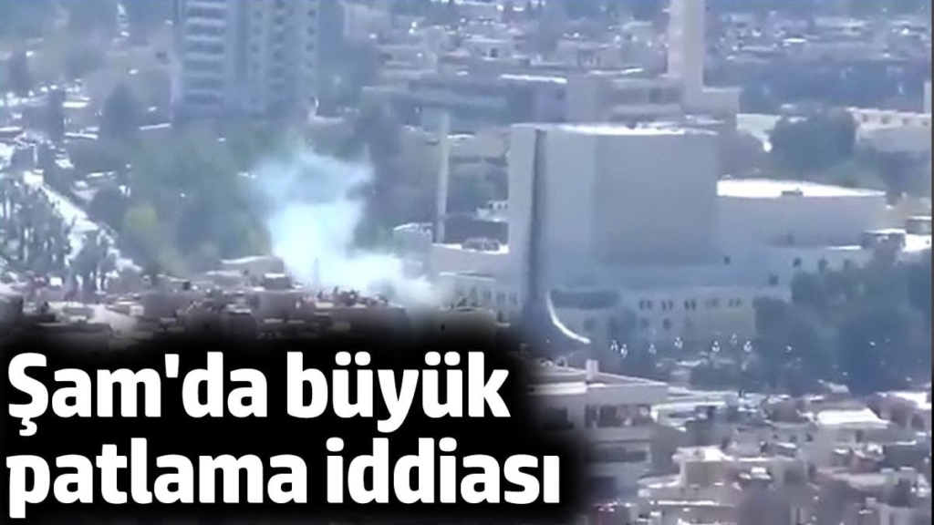 Şam'da büyük patlama iddiası