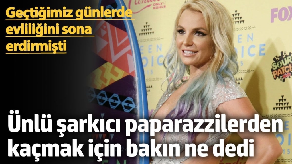 ABD'li ünlü şarkıcı paparazzilerden kaçmak için bakın ne dedi!