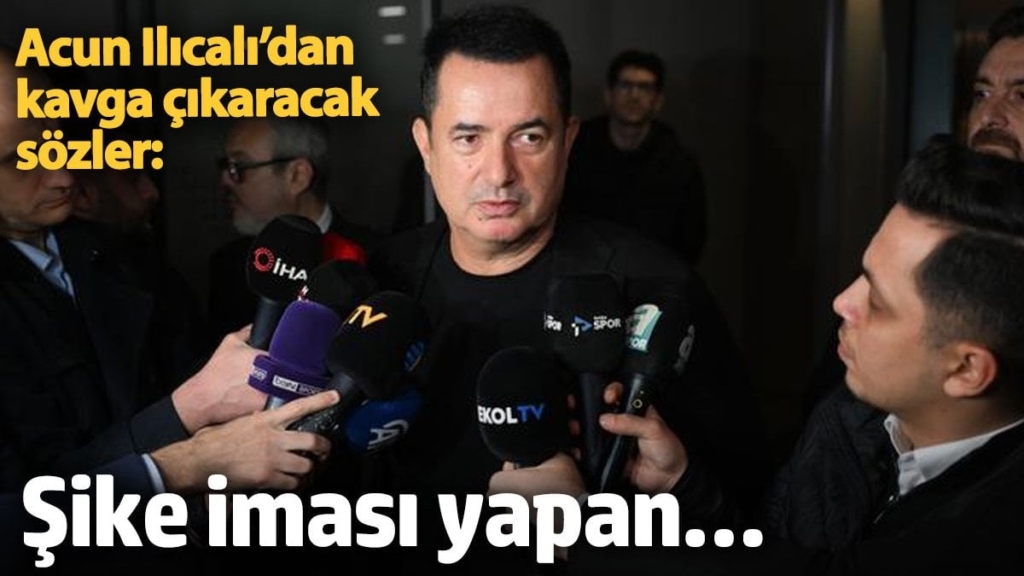 Acun Ilıcalı’dan kavga çıkaracak sözler: Şike iması yapan…