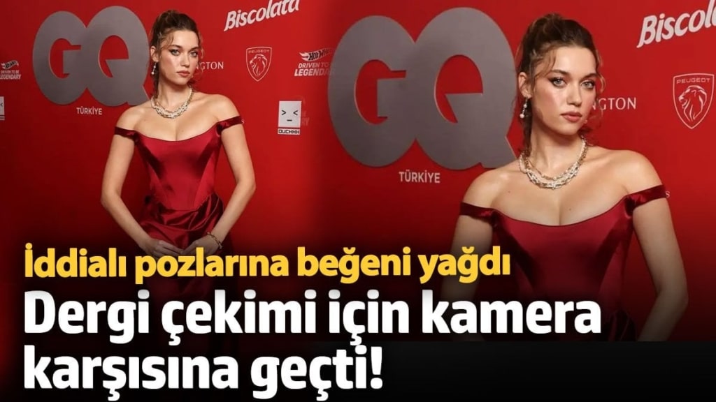 Afra Saraçoğlu dergi çekimi için kamera karşısına geçti!  İddialı pozlarına beğeni yağdı