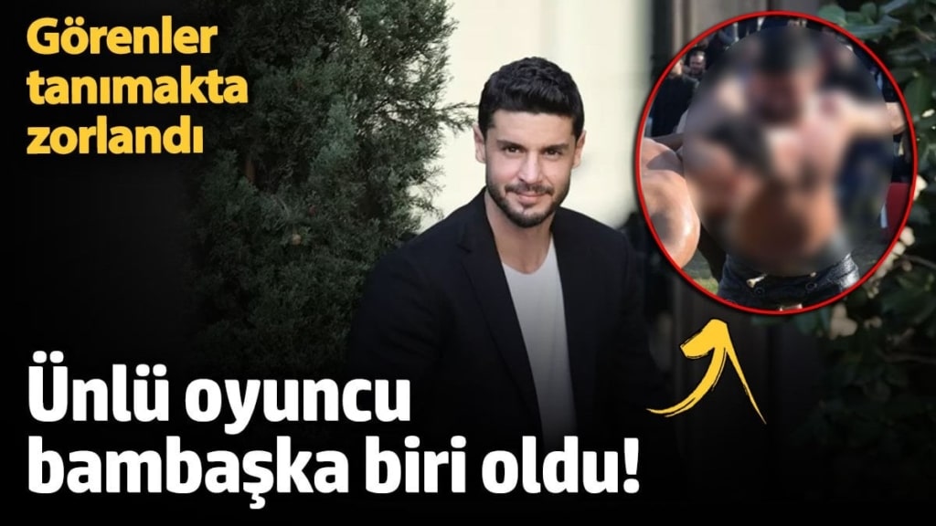 Ünlü oyuncu Berk Oktay bambaşka biri oldu! Görenler tanımakta zorlandı