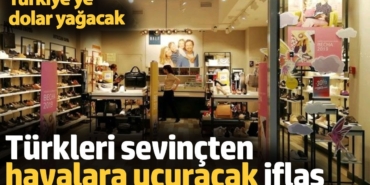 Türkleri sevinçten havalara uçuracak iflas. Türkiye'ye dolar yağacak