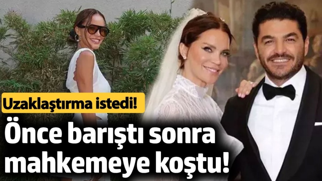 Ebru Şallı mahkemeye koştu. Eşi için uzaklaştırma istedi