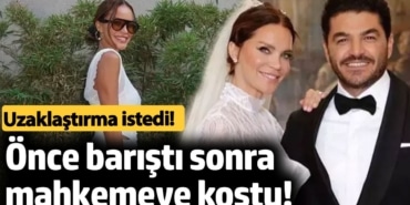 Ebru Şallı mahkemeye koştu. Eşi için uzaklaştırma istedi