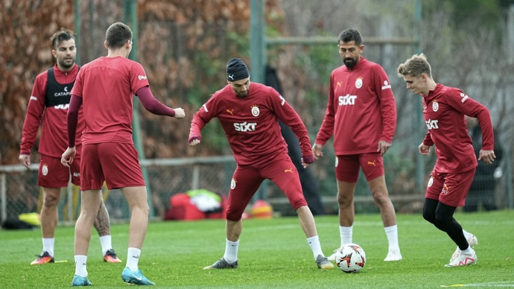 Galatasaray, Malmö maçının antremanını sürdürdü