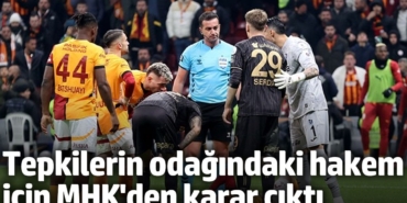 Galatasaray-Trabzonspor maçının hakemi için MHK’den karar çıktı