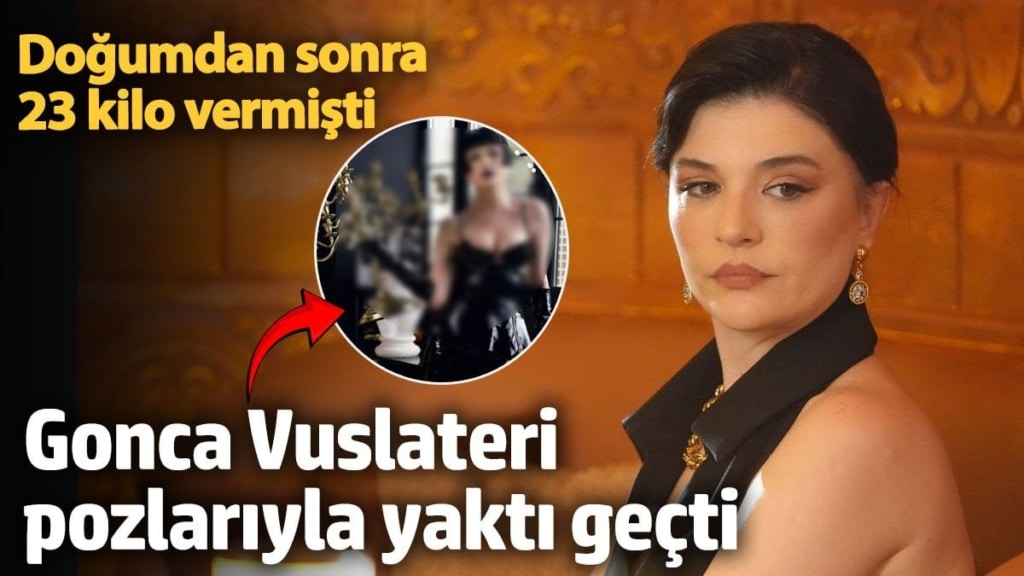 Gonca Vuslateri pozlarıyla yaktı geçti! 23 kilo vermişti