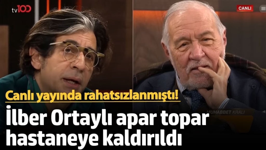 Canlı yayında rahatsızlanmıştı!  İlber Ortaylı apar topar hastaneye kaldırıldı
