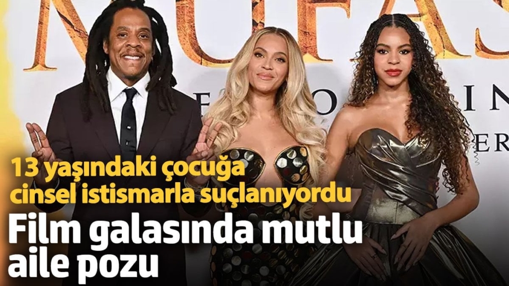 13 yaşındaki çocuğa cinsel istismarla suçlanıyordu!  Film galasında mutlu aile pozu verdiler