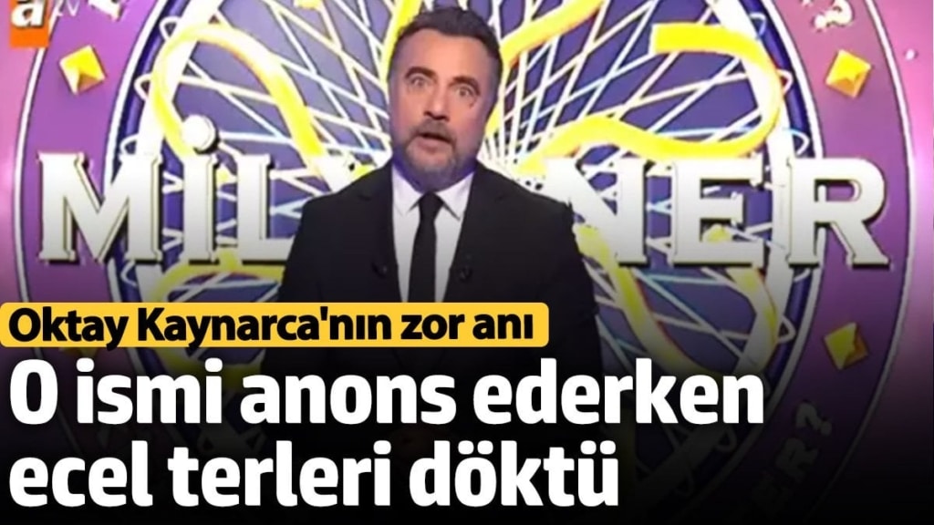 Oktay Kaynarca o ismi anons ederken ecel teri döktü