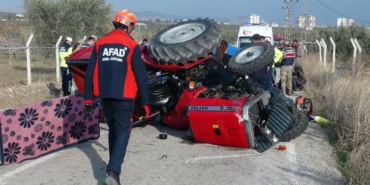 Kilis'te traktör devrildi: Sürücü hayatını kaybetti