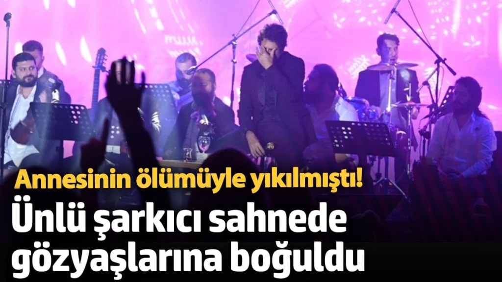 Annesinin ölümüyle yıkılmıştı! Mahsun Kırmızıgül sahnede gözyaşlarını tutamadı