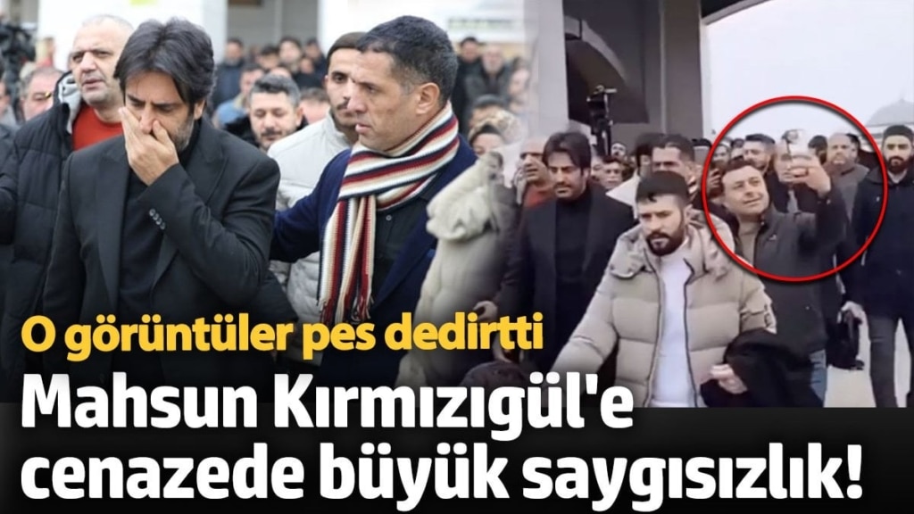 Mahsun Kırmızıgül'e cenazede büyük saygısızlık! O görüntüler pes dedirtti