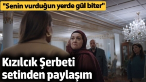 Özge Özacar’dan Kızılcık Şerbeti paylaşımı!