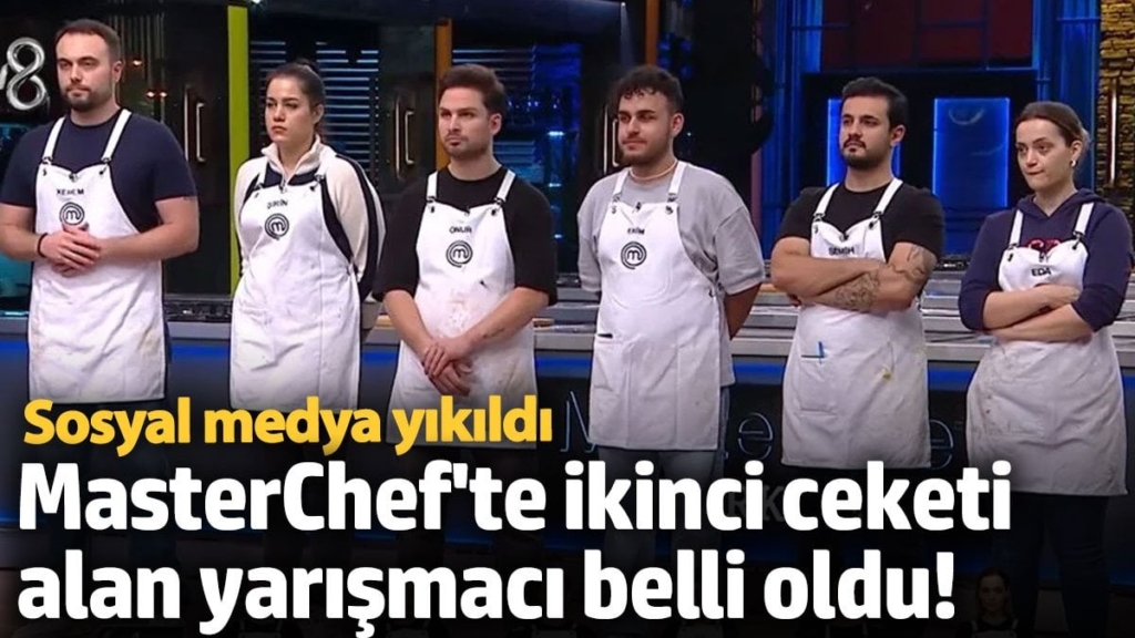 MasterChef'te ikinci beyaz ceketi alan yarışmacı belli oldu!  Sosyal medya yıkıldı