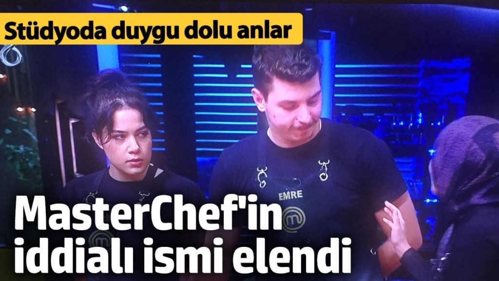 Masterchef'te iddialı isim veda etti! Stüdyoda duygu dolu anlar