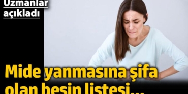 Mide Yanmasına Çözüm Besinler