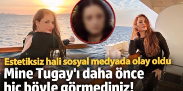 Mine Tugay'ı daha önce hiç böyle görmediniz! Estetiksiz hali sosyal medyada olay oldu