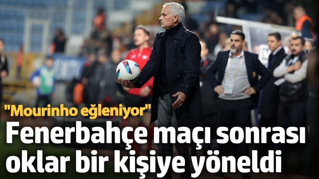 Eyüpspor - Fenerbahçe maçı sonrası oklar bir kişiye yöneldi: Mourinho eğleniyor