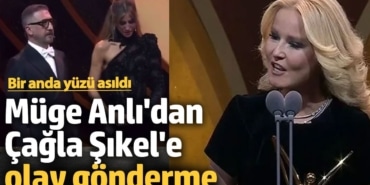 Müge Anlı'dan ödül töreninde Çağla Şıkel'e gönderme! Bir anda yüzü asıldı