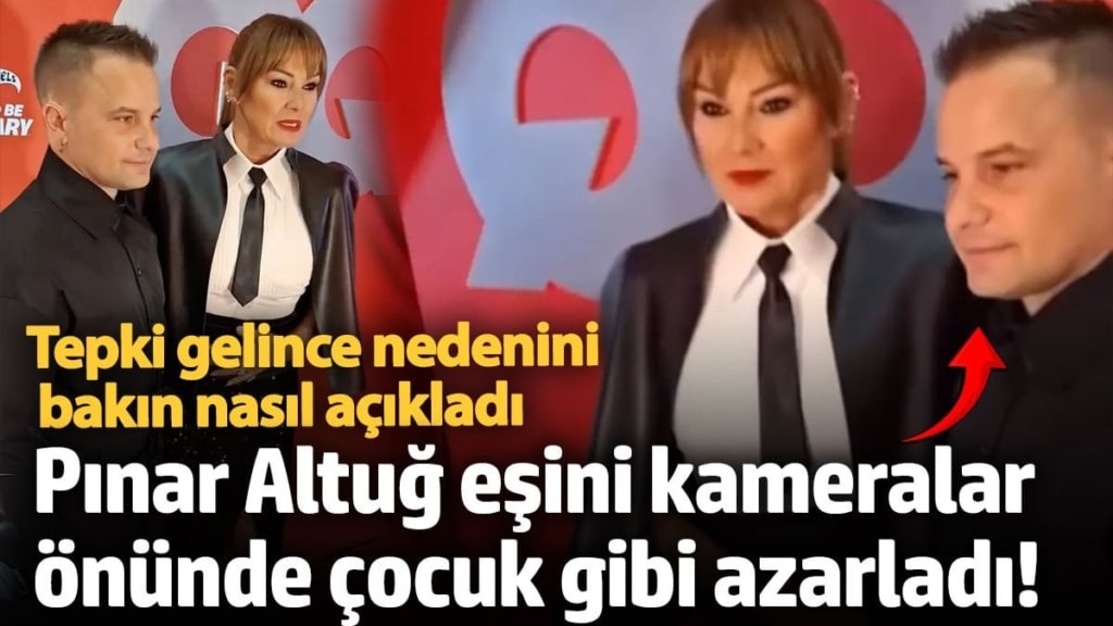 Pınar Altuğ eşini kameralar önünde çocuk gibi azarladı!  Tepki gelince nedenini bakın nasıl açıkladı