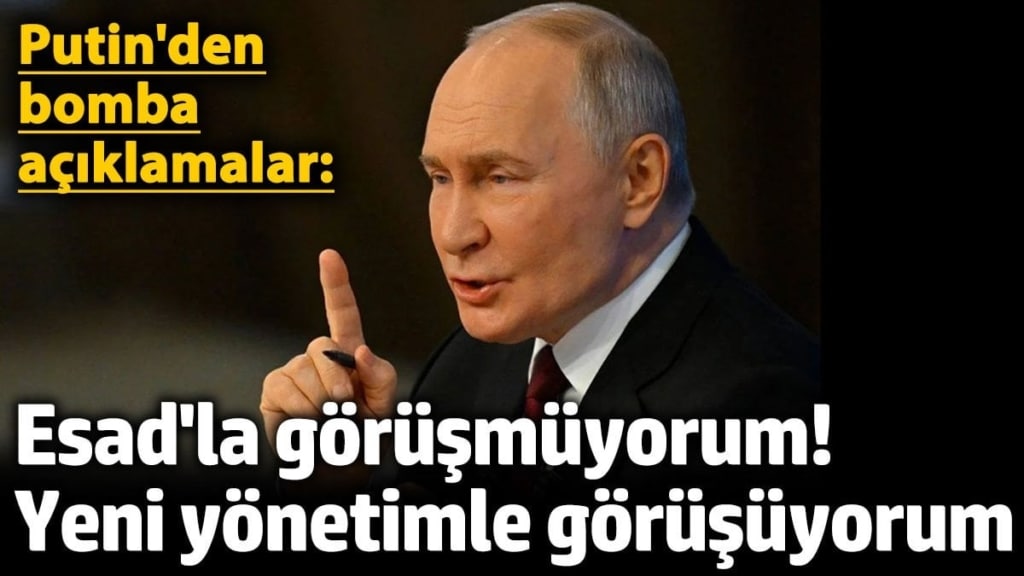 Rusya Devlet Başkanı Putin'den Suriye ve Esad açıklaması