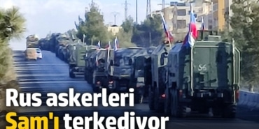 Rus askerleri Şam'ı terk ediyor