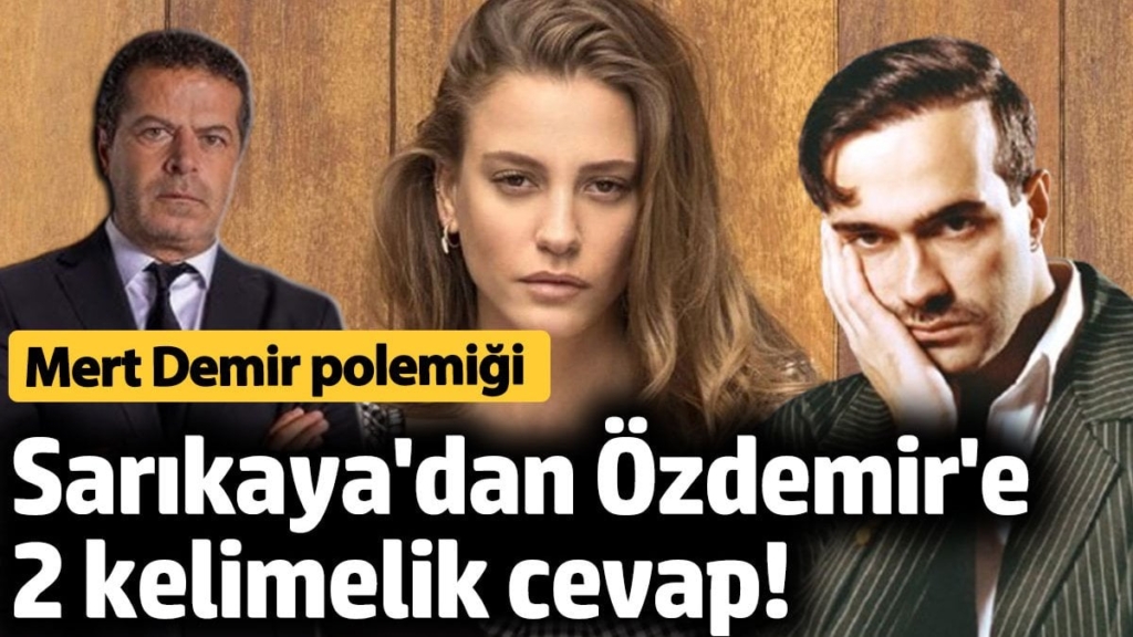 Serenay Sarıkaya'dan Cüneyt Özdemir'e Mert Demir tepkisi
