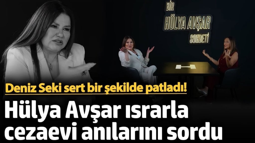 Hülya Avşar'ın ısrarlı cezaevi sorularına Deniz Seki patladı!