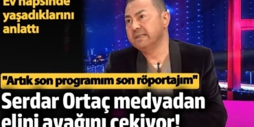 Serdar Ortaç medyadan elini ayağını çekiyor! 'Bu son programım, son röportajım'