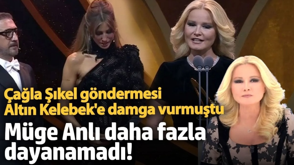 Çağla Şıkel göndermesi Altın Kelebek'e damga vurmuştu!  Müge Anlı daha fazla dayanamadı!