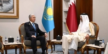 Kazakistan Cumhurbaşkanı Tokayev Katar Emiri ile görüştü