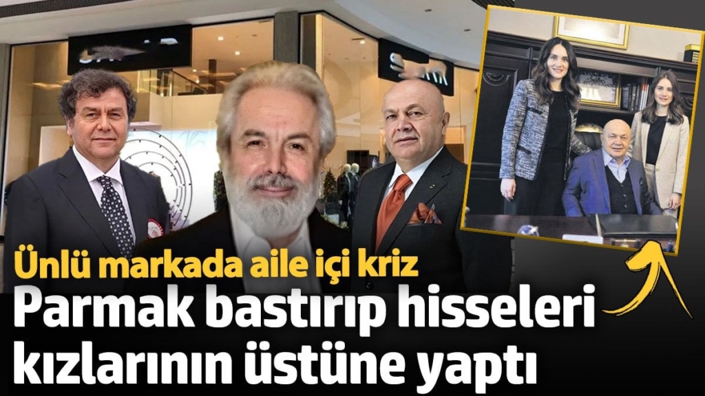 Ünlü markada aile içi kriz:  Parmak bastırıp hisseleri kızlarının üstüne yaptı
