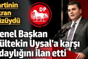Demokrat Parti'nin ekran yüzüydü! Genel Başkan Gültekin Uysal'a karşı adaylığını ilan etti